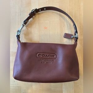 Coach Leather Purse Wristlet Camel In Vintage Classic Style EUC